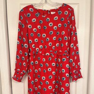 NWT J. Crew Size 6 Floral Long Sleeve Dress